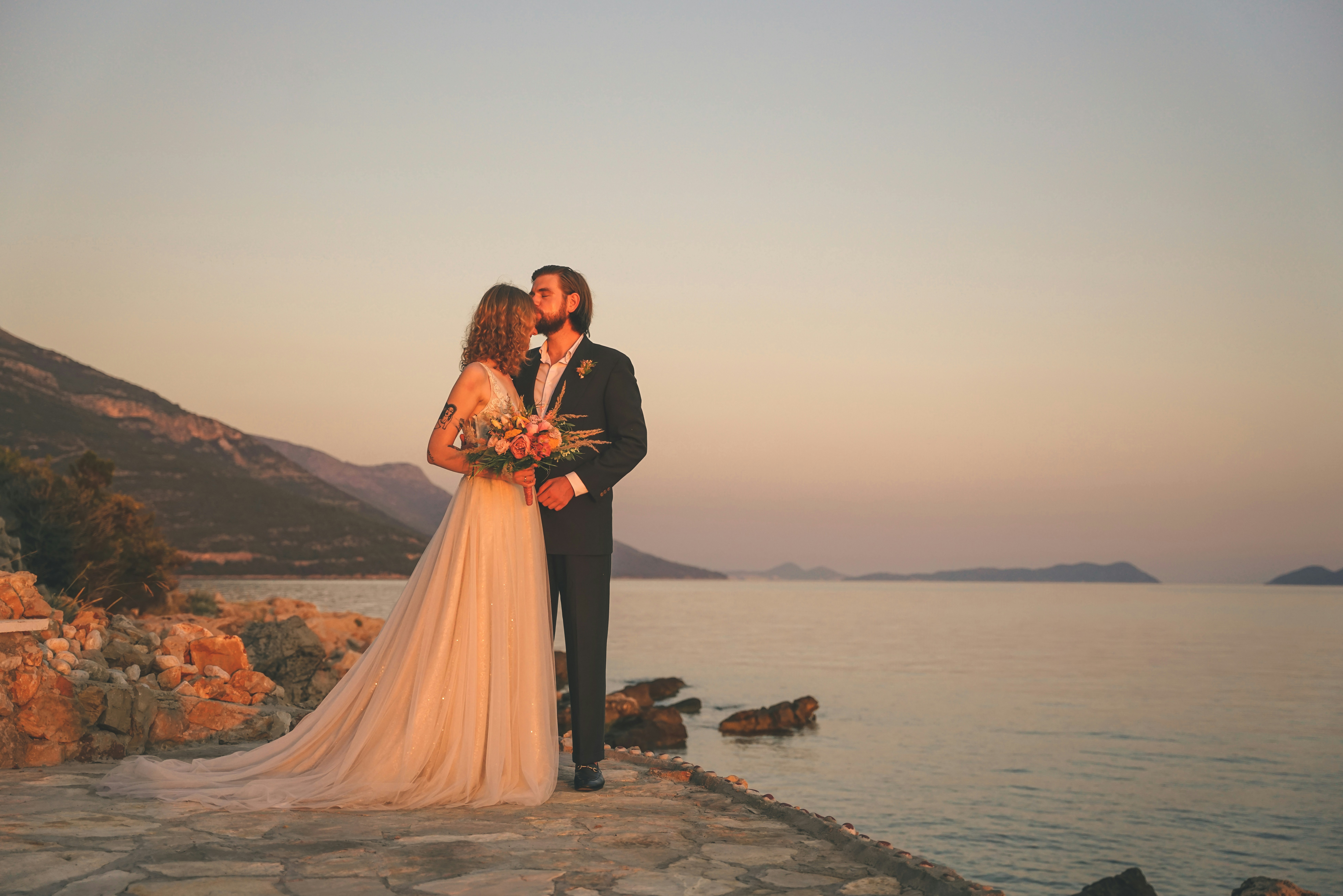 Golden hour reception